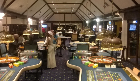 Interior view of the Golden key casino