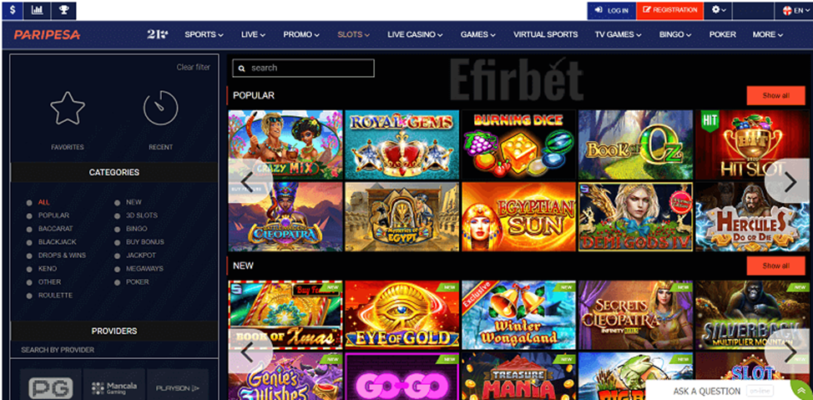 Paripesa Online Casino: An Entrancing Hub for Casino Gaming and Sports Wagering